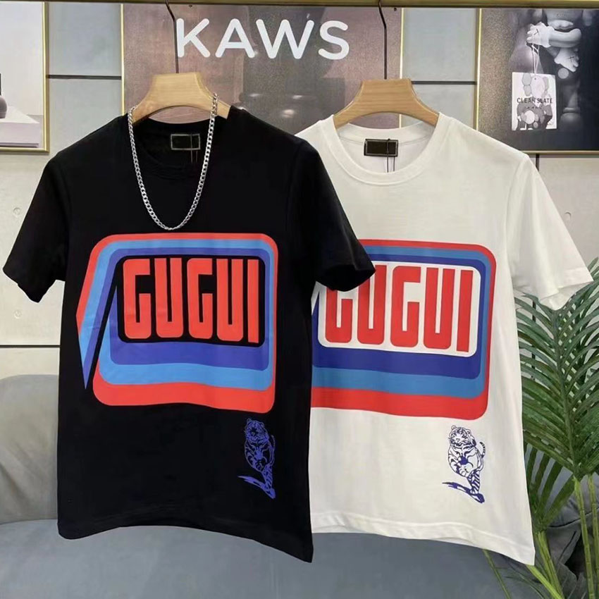 

Summer Mens Womens Designers graphic t shirts organic cotton Fashion Brands ManS Casual T Shirts Luxurys Clothing Black White Applique Letter graphic design -4XL