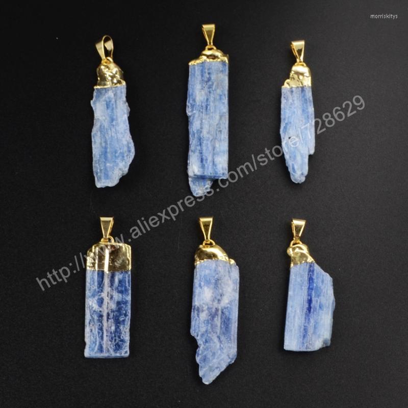 

Pendant Necklaces 5 Pcs Gold Color Rough Natural Kynite WX017Pendant Morr22