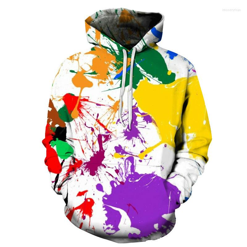

Men's Hoodies Autumn Hoodie Geometric 3D Three-dimensional Pattern Digital Print Sweatshirt Slim Top, Purple