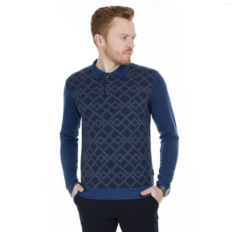 

Men's Hoodies Buratti Slim Fit Polo Sweat MEN 'S 456212A, Indigo
