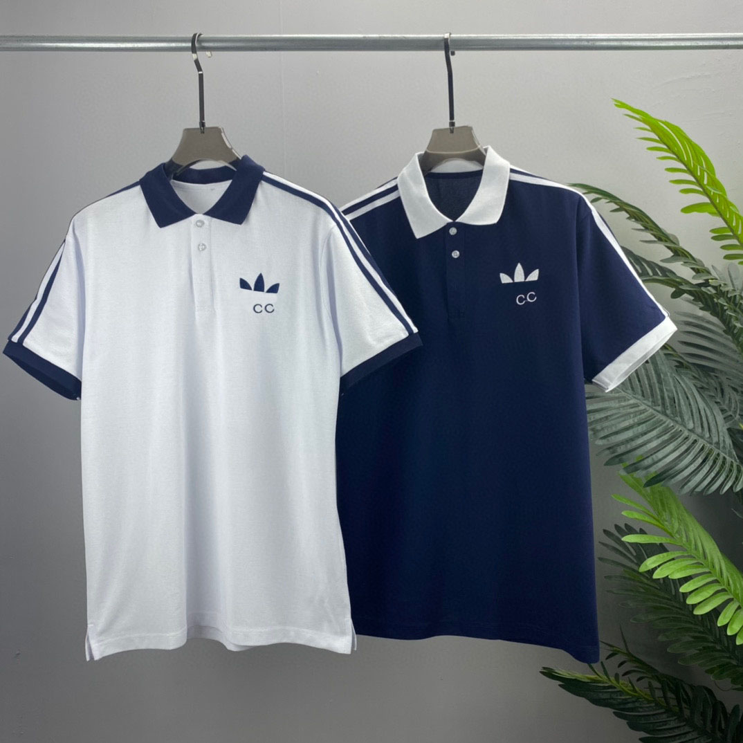 

Men's Plus Tees & Polos Hoodies & Sweatshirts Round neck embroidered and printed polar style summer wear with street pure cotton 1q2r