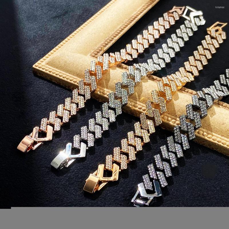 

Link Bracelets Fashion Cuban Bracelet Necklace Couple Chain Bungee Hip Hop Trend Men And Women Jewelry Gifts