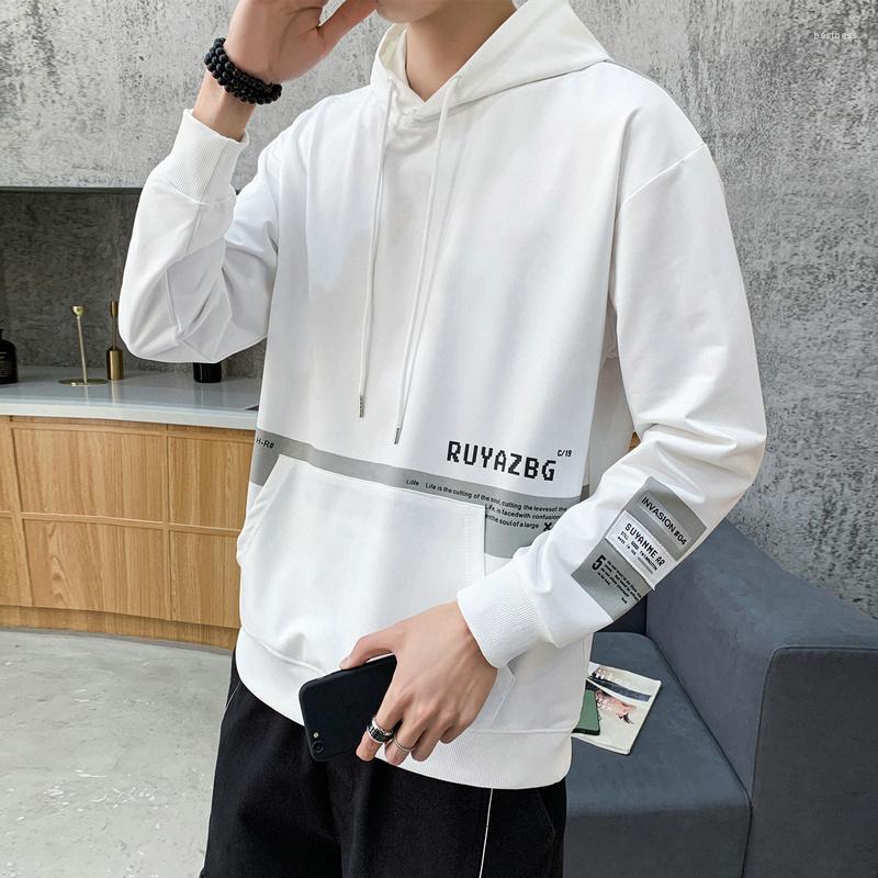 

Men's Hoodies 2023 Black White Men Casual Fashion Man Sweatshirt Spring Autumn Clothing Size -5XL