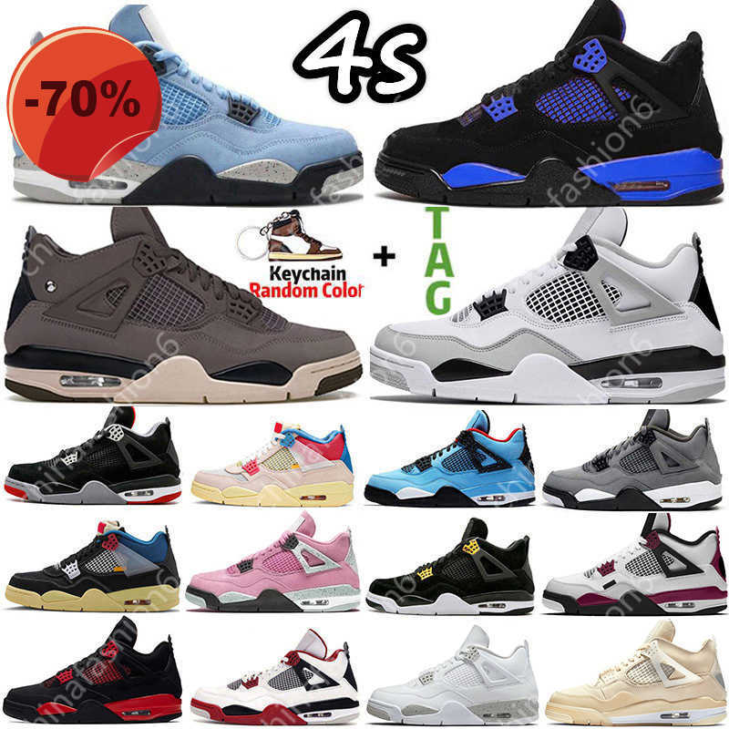 

Slippers Basketball New Shoes 2022 New 4 4s Sail Mens Basketball Shoes Sneakers Violet Ore Midnight Navy Cool Grey Starfish University Blue Oreo Bred, 27