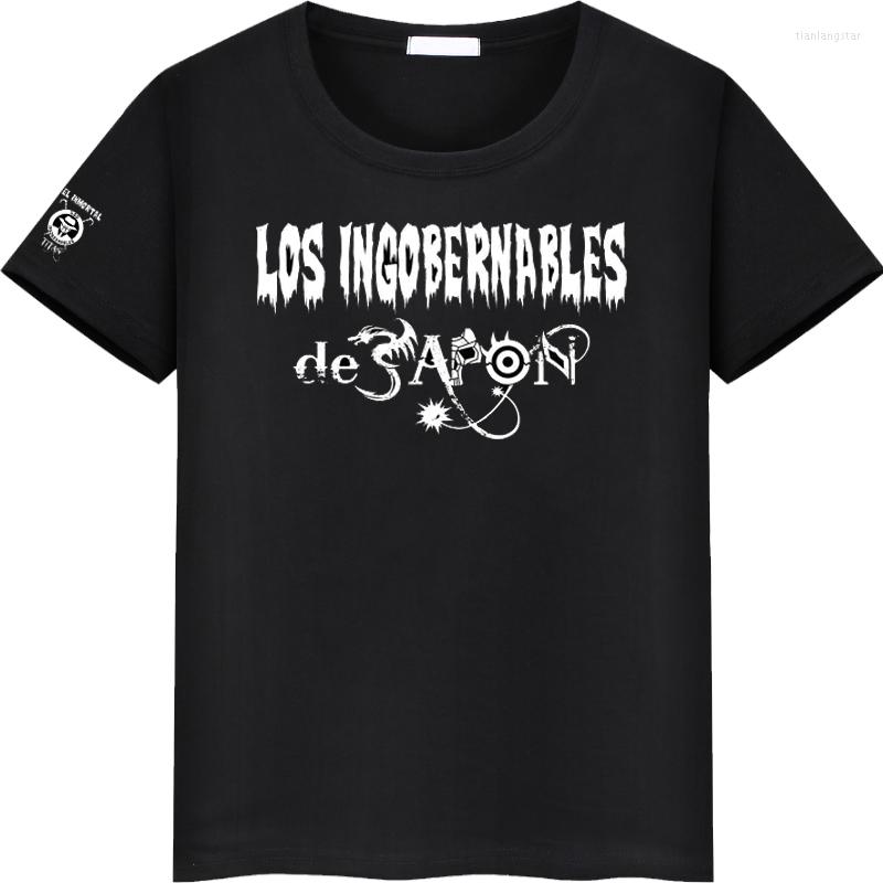 

Men's T Shirts LOS INGOBERNABLES De JAPON T-Shirt L.I.J PRO-WRESTLING Summer MEN Cotton Short Sleeve Shirt