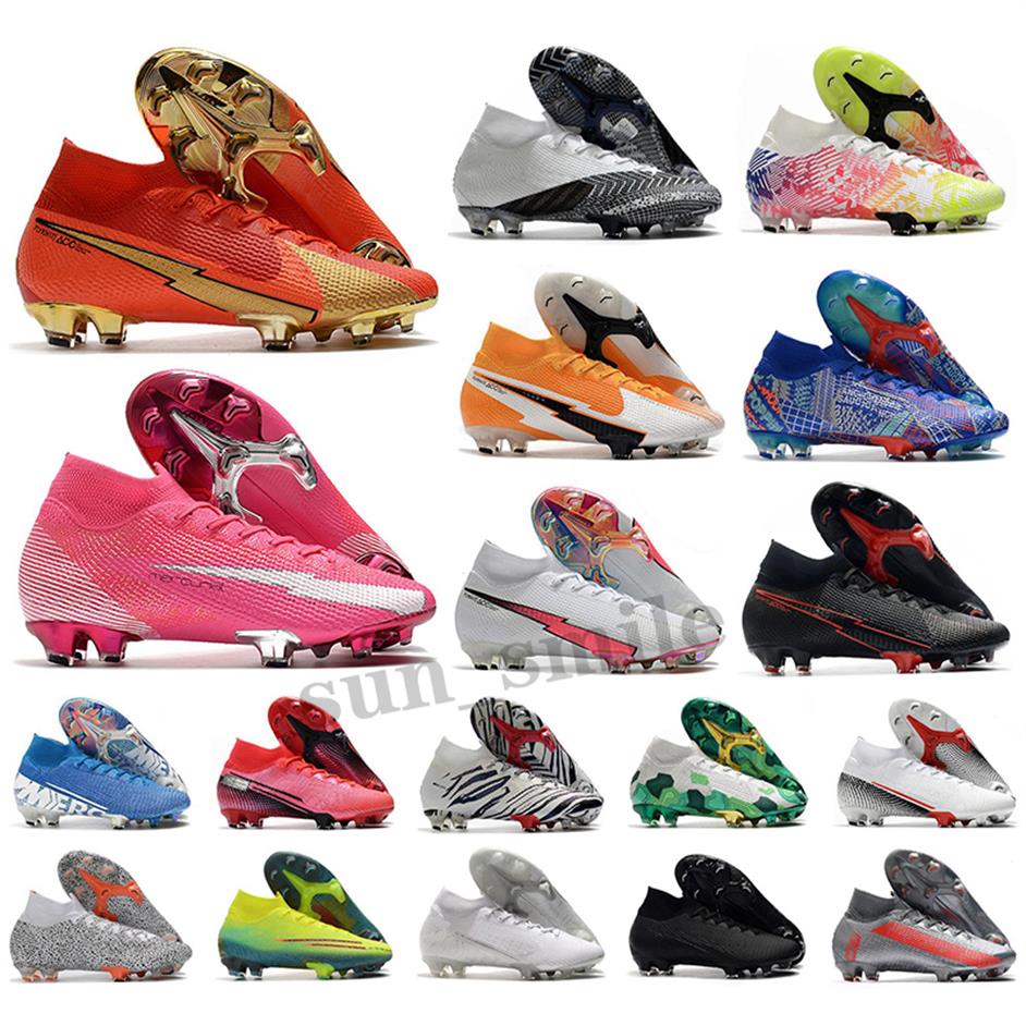 

Superfly 8 VIII 360 Elite FG Soccer Shoes XIV Dragonfly CR7 Ronaldo IMPULSE PACK 14 MDS 004 Mens Women Boys High Football Boots Cl2591, Color 12