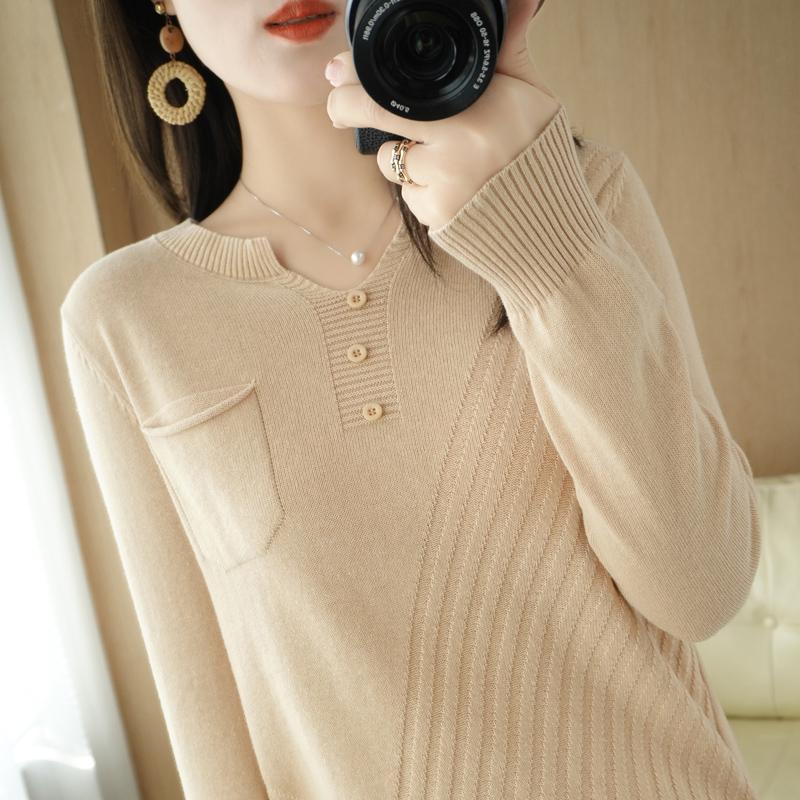 

Women's T Shirts Spring Women Tshirts Long Sleeve Casual Sweatshirts Fashion Pullover Plus Size Shirt Cotton Solid Color TopsWomen's, Beige
