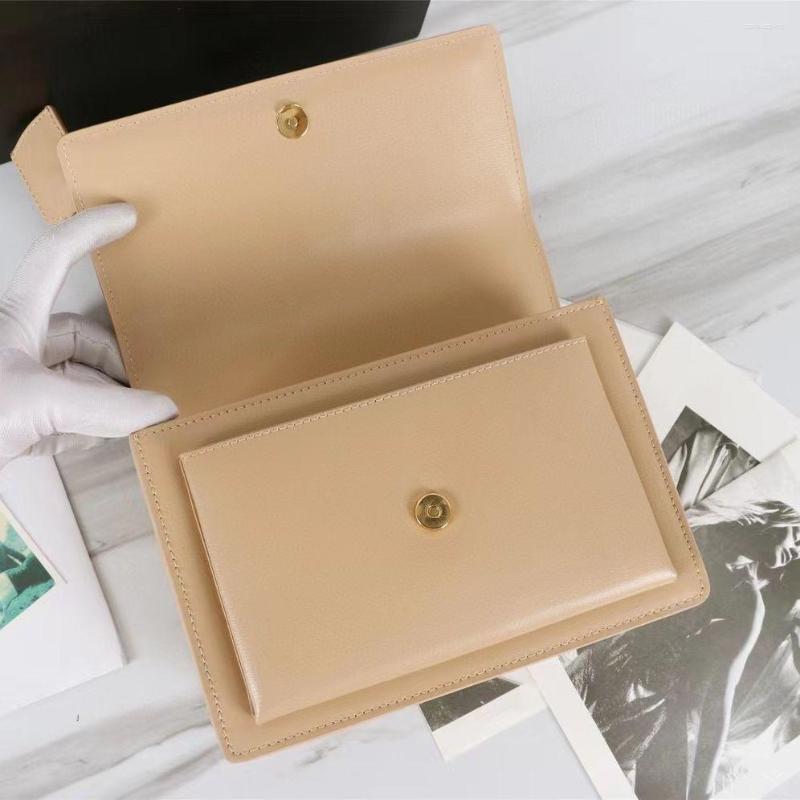 

Evening Bags Fashion Toothpick Print Sunset Women's One Shoulder Bag Exquisite Chain Crossbody Clutch Envelope Tote, Apricot silver chain