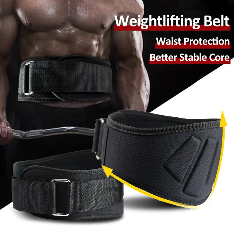 

Waist Support Adjustable Protector Breathable Barbell Weightlifting Squat Belt For Men Women Sport Fitness Gym Back SupporterWaist SupportWa, Black-s