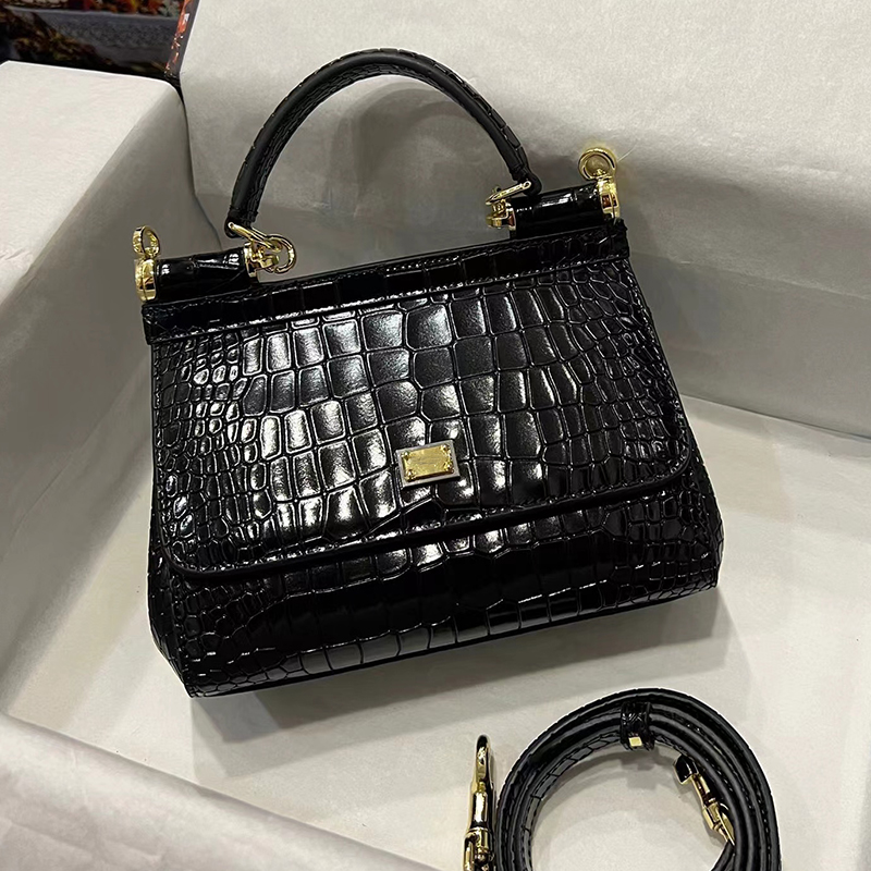 

Designers Handbag Crossbody Bag Wallet Premium leather Purses Alligator pattern Handbags Tote Luxurys Women Bags, Black