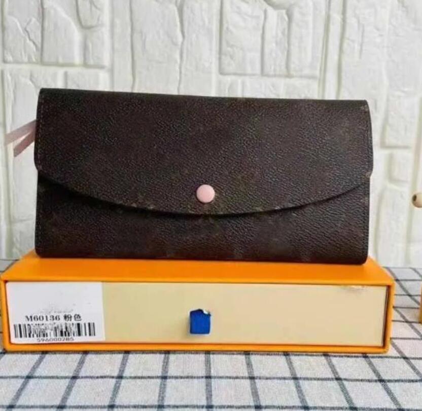 

woman long bag wallet women purse original box black white slender coin wallets sarah flower fashion louiseity VUTTONS Crossbody viutonity