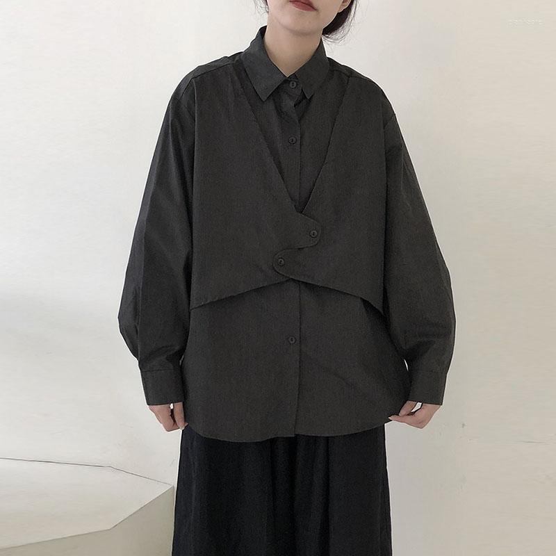 

Women' Blouses Fall 2023 Fashion Versatile Black Shirt Women' Loose Casual Long-sleeved