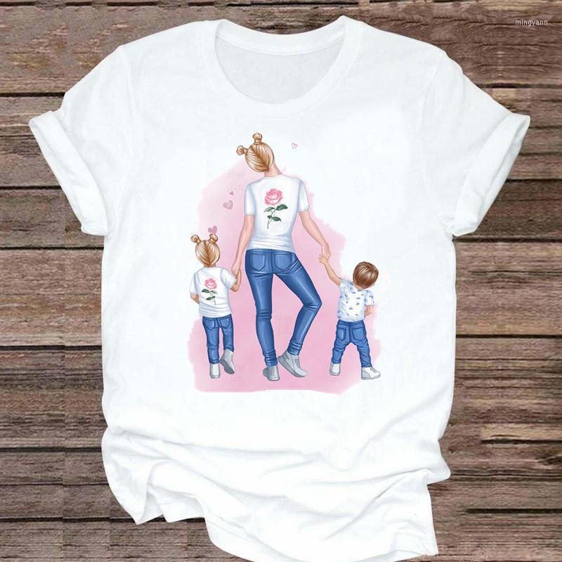 

Women' T Shirts T-shirts Lady Print Female Tee T-Shirt Women Watercolor Sweet Love Mother Mom Mama Graphic Clothes Aesthetic Tshirt Top, Cz25705