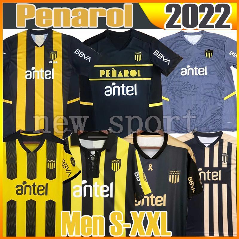 

2022 Uruguay Penarol Soccer Jerseys 130th jersey special Edition Club 2022 2023 Atletico Penarol C.RODRIGUEZ Gargano 21 Men football shirts, Peinaluoer 2022 home