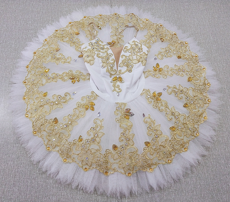 

Stage wear women white gold ballet costume Competition sleeping beauty Professional Pancake Tutu ballet Dress 11 layers for Adult Nutcracker JN0454, Pink