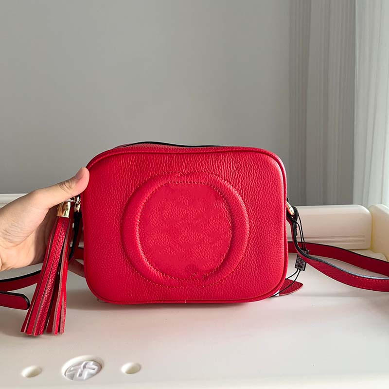 

Fashion women Luxurys Crossbody bag famous classical designer Messenger lady Cross Body Bags Handbag female Tote Satchel red tassel small square bag, Burgundy