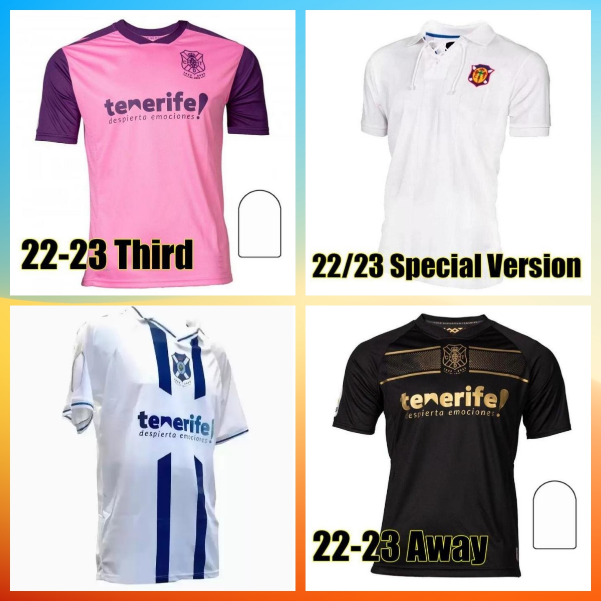 

2022 2023 CD LUGO Tenerife Castellon soccer jerseys Newest 22 23 camisetas Rodriguez Barreiro BERMEJO JAMELLI chandal de futbol Men football shirts Uniforms, 01