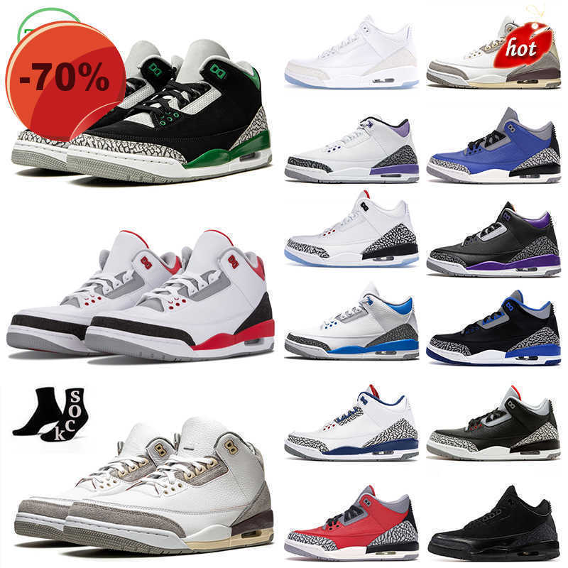 

Slippers Jumpman AMG 3 3s mens basketball shoes men women Desert Elephant Neapolitan Cardinal Red Racer Blue Dark Iris Pine Green Tinker Cement, 3s pure white