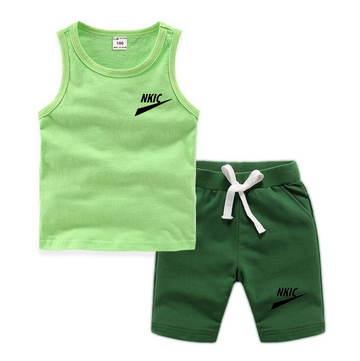 

2Pcs/set New Summer Baby Boys Clothing Sets Children Girls T Shirt Shorts Toddler Casual Clothing Set Kids Tracksuits, Red