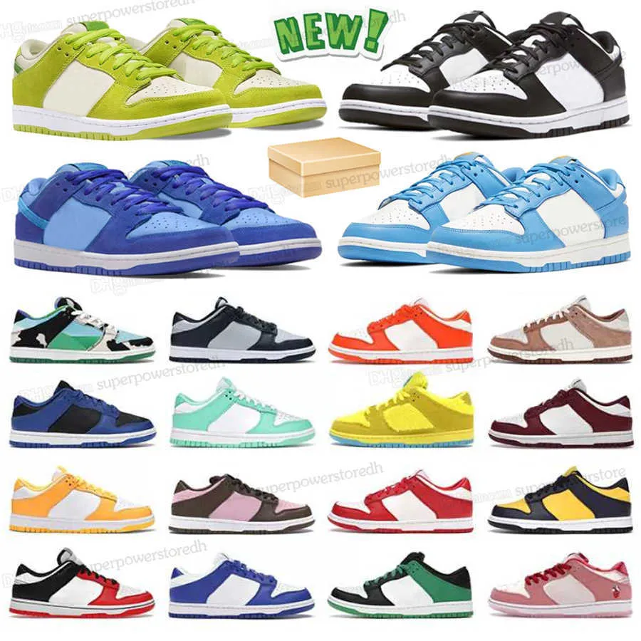 

2023 MEN 2022 Running Shoes Casual Mens Sbdunk Trainers Sneakers University Blue Stars Low Authentic Sb Dunks Unc Grateful Dead Coast Women, Black