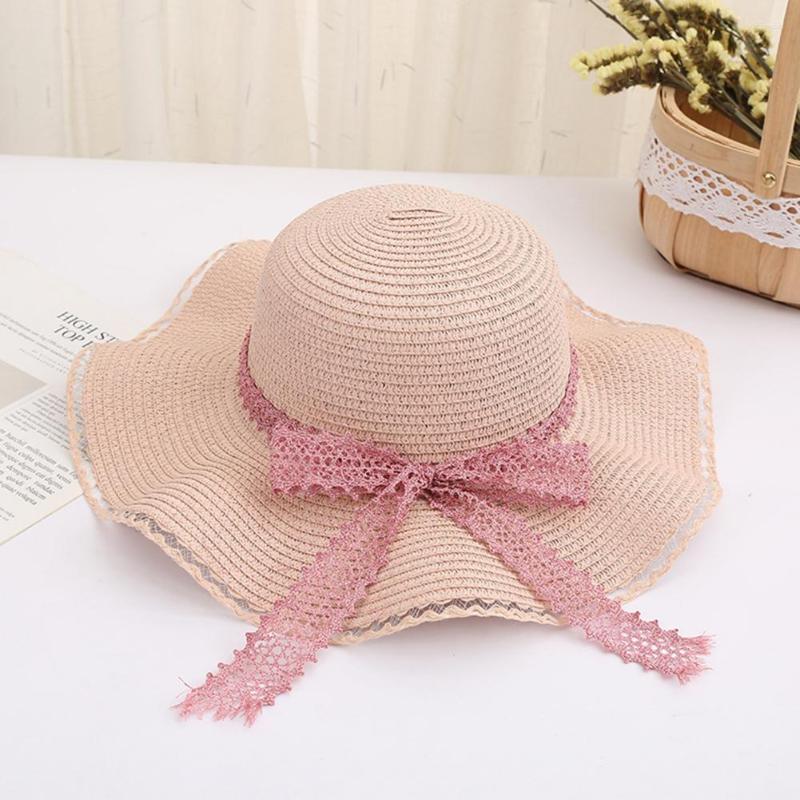 

Berets Trendy Straw Hat All-match Braided Women Sun Friendly To Skin Beach, Khaki