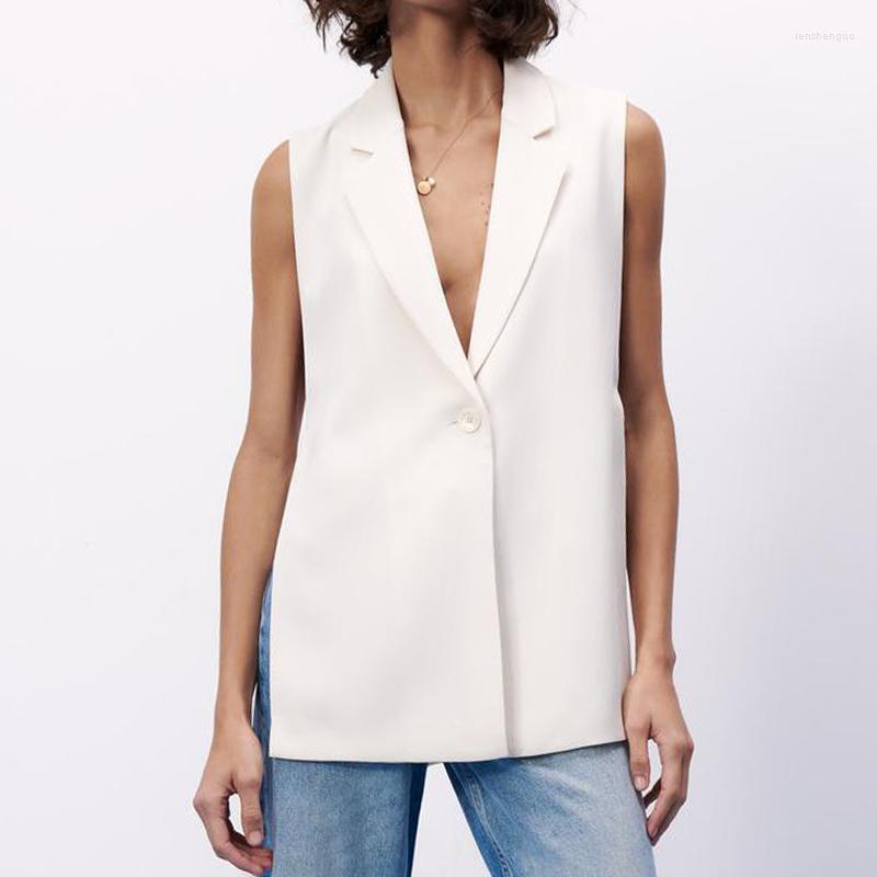 

Women' Vests Office Dame Slender Vest Top Sexy Sleeveless Jackets Classic Long Waistcoat Women Elegant Suit West Upper Garments