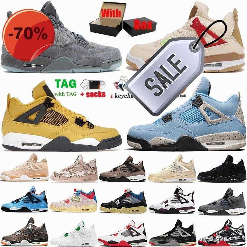 

Boots 4 Basketball Shoes For Men Women Jumpman 4s Shimmer White Oreo University Blue Wild Things Noir Black Cat Fire Red Thunder Taupe Haze Iv, 43