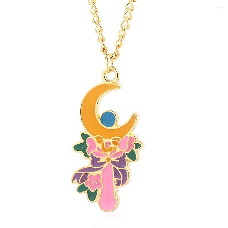 

Pendant Necklaces 20PCS/Lot Anime Necklace Cosplay Choker Charm Women Girls Jewelry Gifts Wholesale