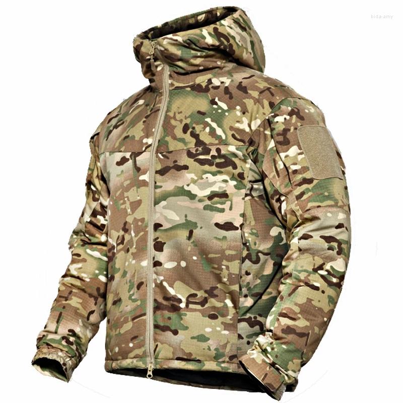 

Men' Jackets M65 Winter Tactical Parka Outdoor Warm Camouflage Military Jacket Coat Multicam Hoodie Outwear Dropship Casual Multi Pockets, Black