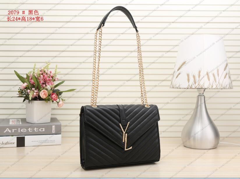

Luxury Designer Bag Women YSLitys Bags Handbag Gold Silver Chain Bags Ladies Crossbody The Tote type Quilted Shoulder Purse Womens Handbags, Customize