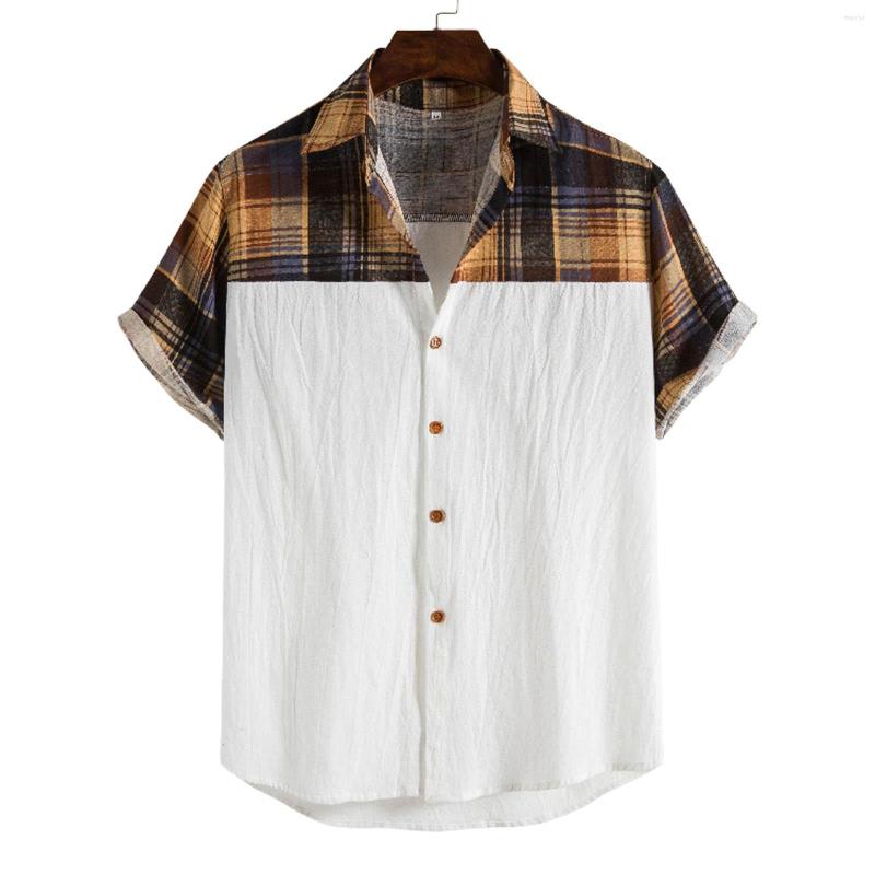 

Men's T Shirts For Men Active Shirt Loose Social Dress Tunics Party, White