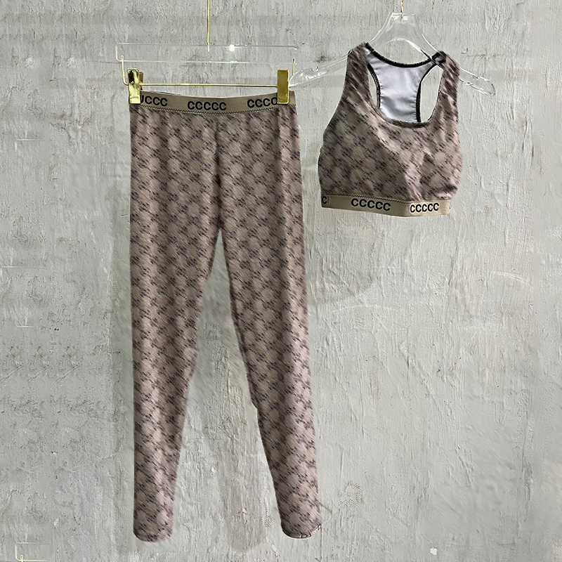 

Yoga Outfits 2 Piece Set Women Seamless Sportswear Fitness Clothing Leggings Outfit Tracksuit Active Sets, 01