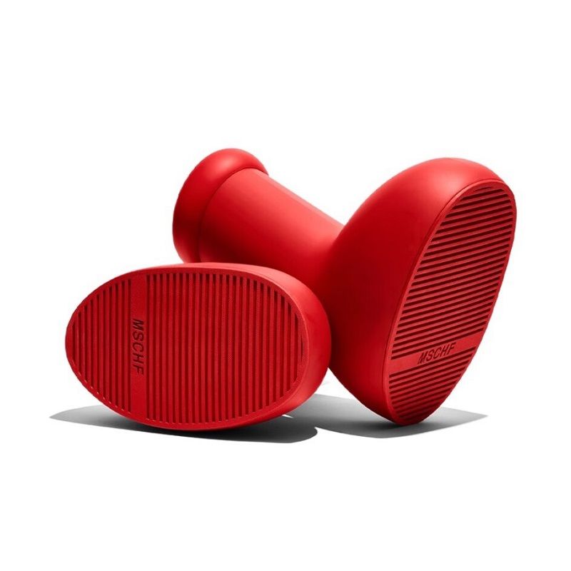 

Men Mschf Women Rain Designer Astro Boy Boots High Quality Big Red Boot Thick Bottom Non-Slip Booties Mens Rubber Platform Bootie Size 3 EmJ