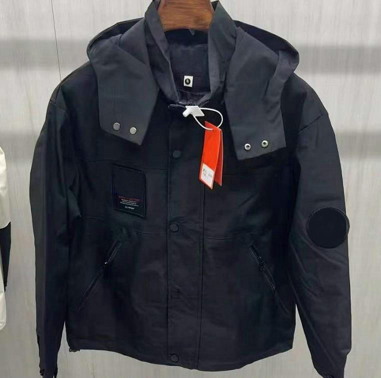 

Men Outerwear Coats Men's Jacket pring Autumn Outwear Windbreaker Zipper clothes Jackets Coat Outside Sport Men's Clothing A05, Black
