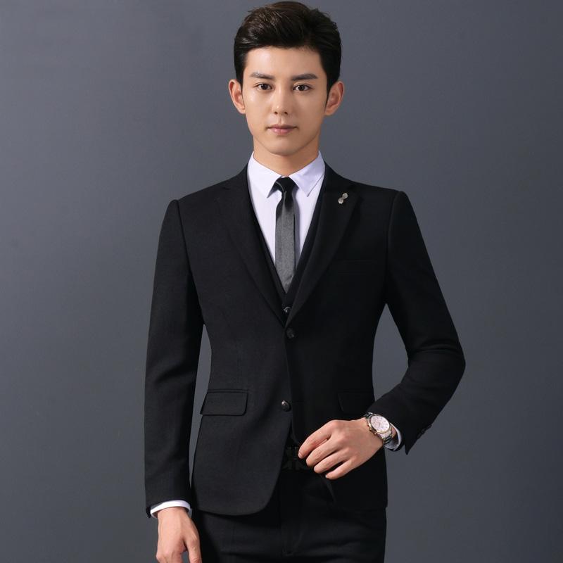 

Men' Suits Jbersee Jacket Pants Mens Dark Blue And Black Men Tunic Suit Party Wedding For Classic Business Slim Fit & Blazers