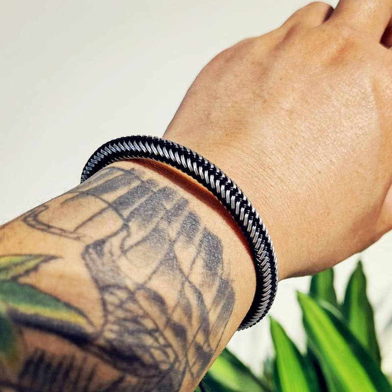 

Bangle Stainless Steel Men Bracelets & Bangles Leather Adjustable Titanium Wire Color Pulseira Feminina Jewelry 2023