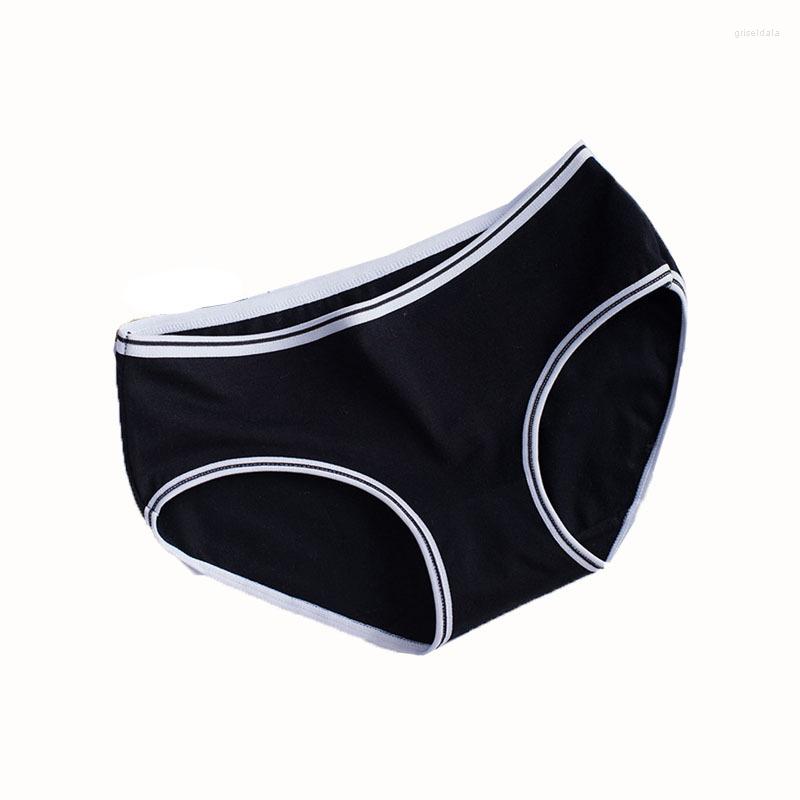 

Women's Panties Mid-waist Cotton Feminine Lace Women Briefs Comfortable Large Yard Mid-Rise Solid Color Underwear, Pink