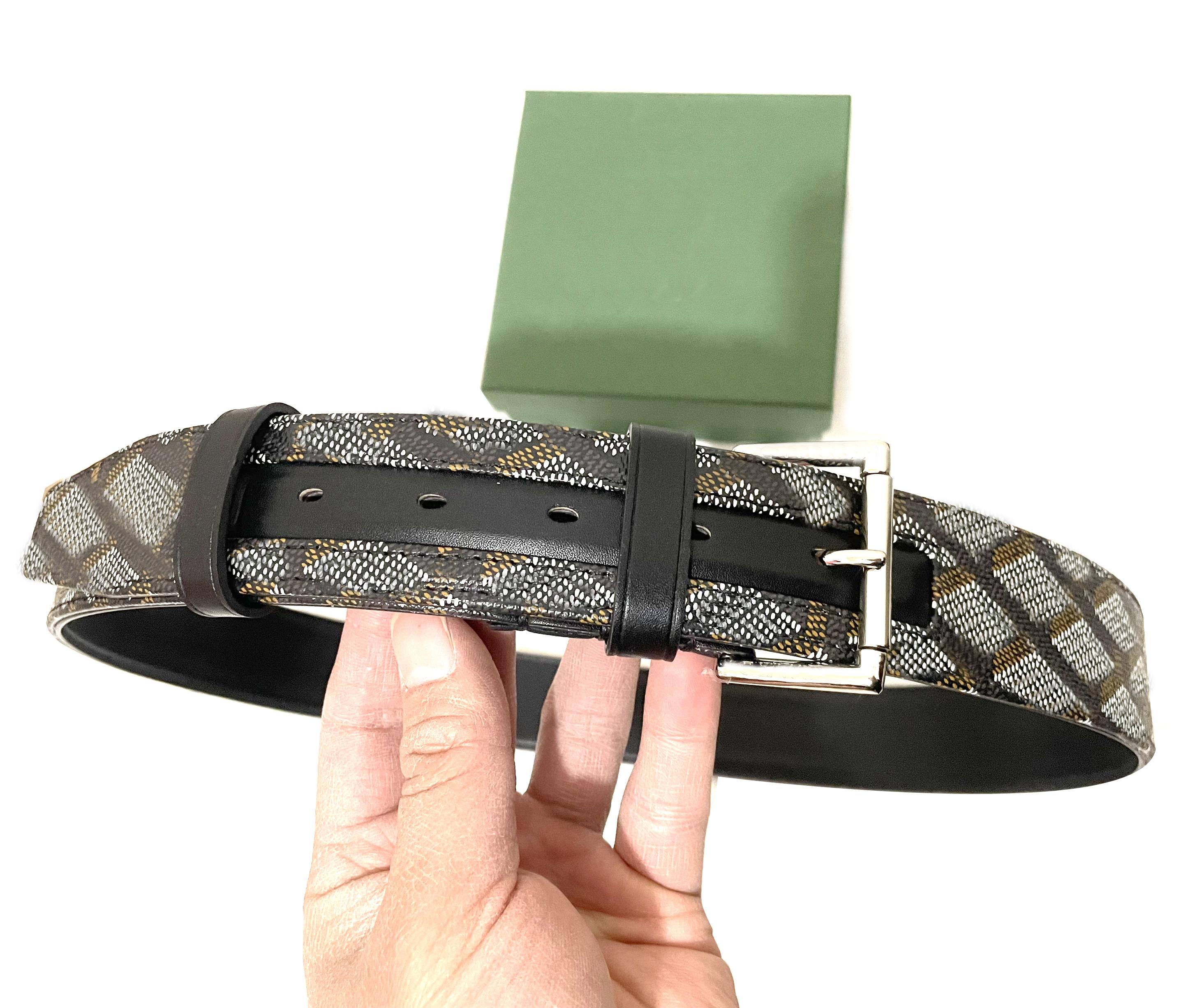 

Belts Designer goya Fashion FREGATE FLORIDA Bag mens Black High quality cowhide Women gift B3