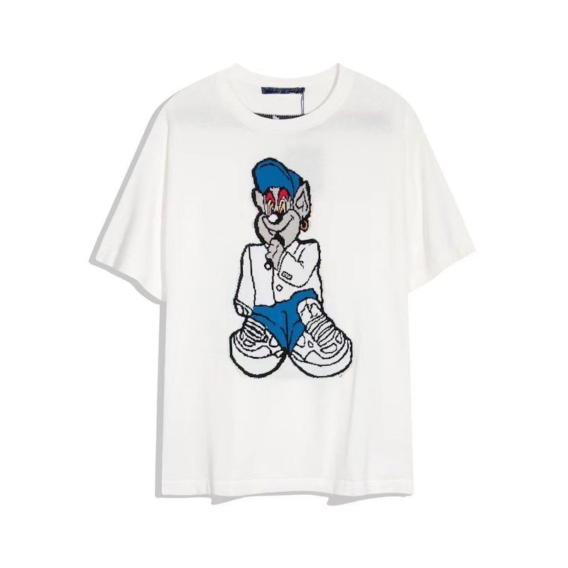 

Mens Women Designers T Shirts Loose Tees Fashion Brands Tops Man  Casual Shirt Luxurys Clothing Street Shorts Sleeve Clothes Tshirts, Empty bag(not sell separately)