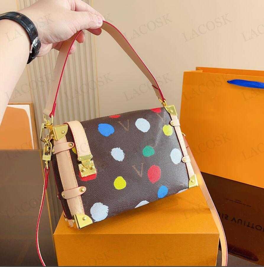 

Luxury Designer Bags Side Trunk Handbags Womens Soft Leather Shoulder Bags Fashion Cross body Tops Quality Brand Fashion totes bags