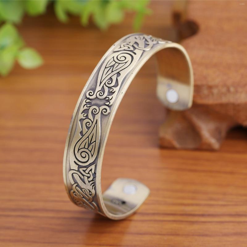 

Bangle Dreamtimes Magnetic Bracelet Viking Bird Cuff Stainless Steel Zinc Alloy Bangles Jewelry Gift For Men Women