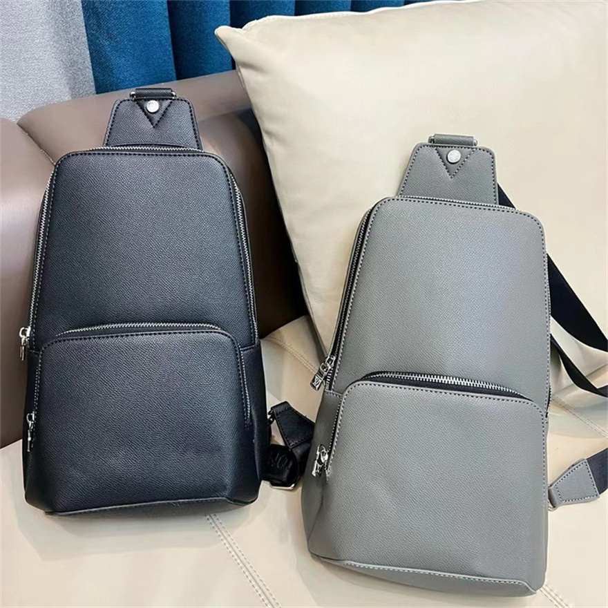 

Cross Body Bag Men Bag Men's Chest Package Genuine Leather Handmade Fashion Cross Body Messenger Bags Outdoor Women Waist Bag Fanny Pack Handbags, Black