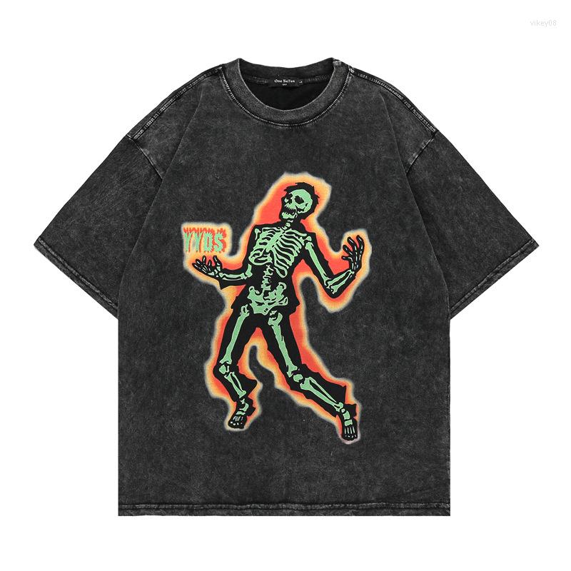 

Men's T Shirts Oversized Shirt Graphic Men Gothic Harajuku Skulls 2023 Spring And Summer Tops Tees, 5010