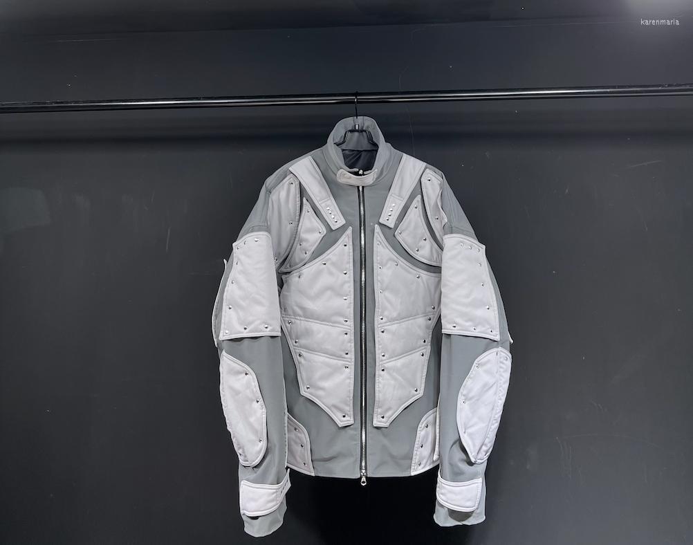 

Men's Jackets R12374 Fashion Men's Coats & 2023 Runway Luxury European Design Party Style Clothing, Picture shown