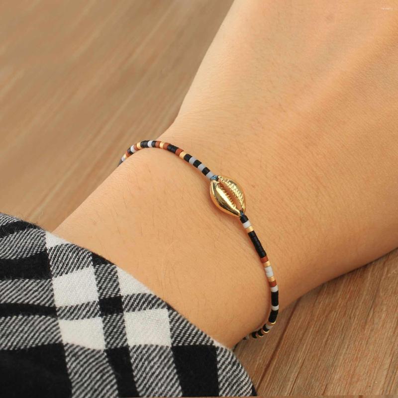 

Charm Bracelets KELITCH Miyuki Colorful Beads Shell Women Handmade Strand Bracelet Jewelry Man Bangle Gifts Accessories Wholesale