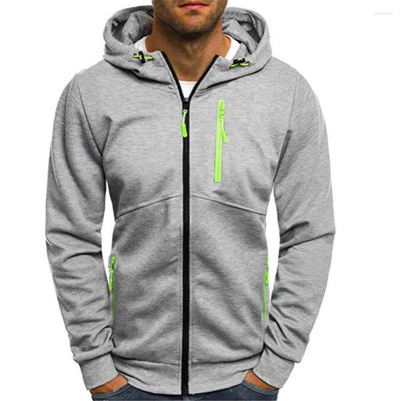 

Men's Hoodies 2023 Foreign Trade Pattern Man Cultivate Oneself Pure Color Hoodie Zipper Decorate, Black