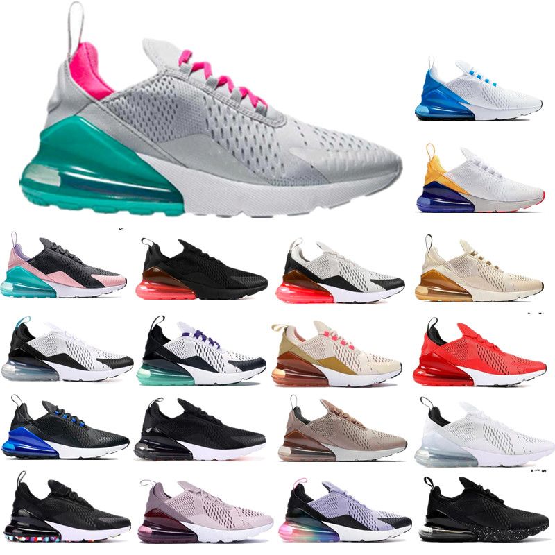 

NEW Running Shoes 270s Mens Trainers Brown Core White Mesh Light Bone Metallic Gold Black Photo Blue Tea Berry Tiger Women 270 V2 University Red USA Sports Sneakers, Shoes with logo