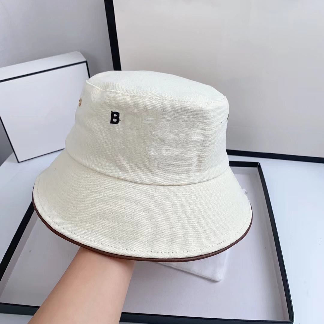 Designer Bucket Hat Woman Man Wide Brim Bucket Hat Coton Men and Women Four Seasons Omblage de loisirs Outdoor Sports Match Fashion Hot Style a 1