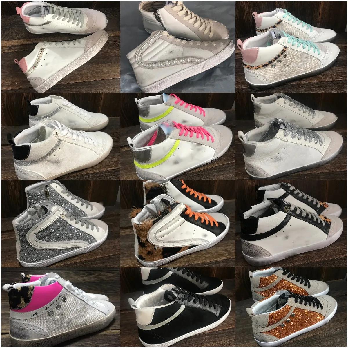 

Italy Brand Designers Goldens Gooses Sneakers Shoes Golden Mens Woman Shoes High Tops Mid Star Sneakers Italy Fashion Luxury Slides Goses ZQ, Star9