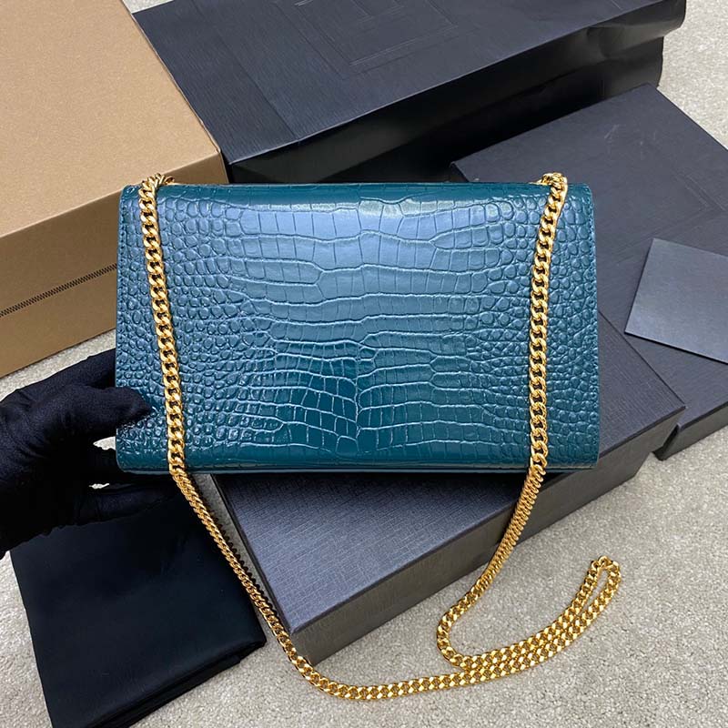 

Wholesale leather lady messenger bag for women fashion shoulder handbag dross body bag presbyopic shoulders bags handbags ladies coin purse canvas wallets, Green